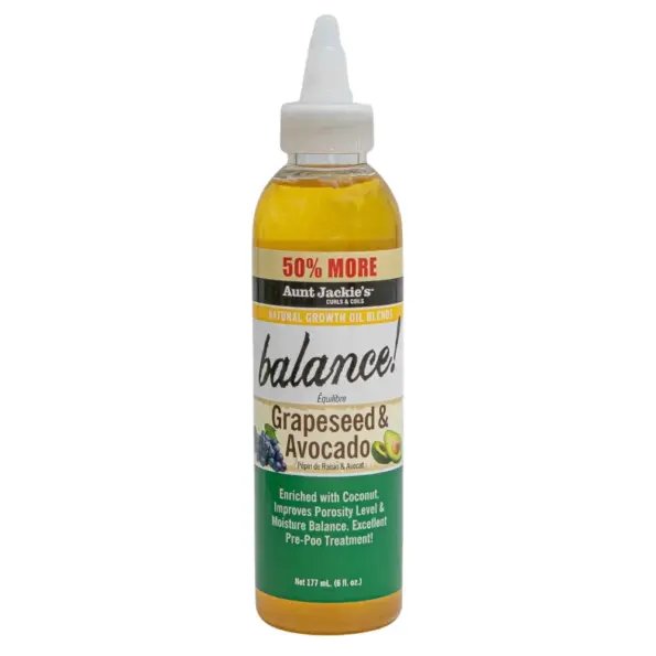 Aunt Jackie´s Natural Oils Balance Grapeseed and Avocado 177ml